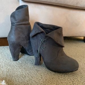 grey booties